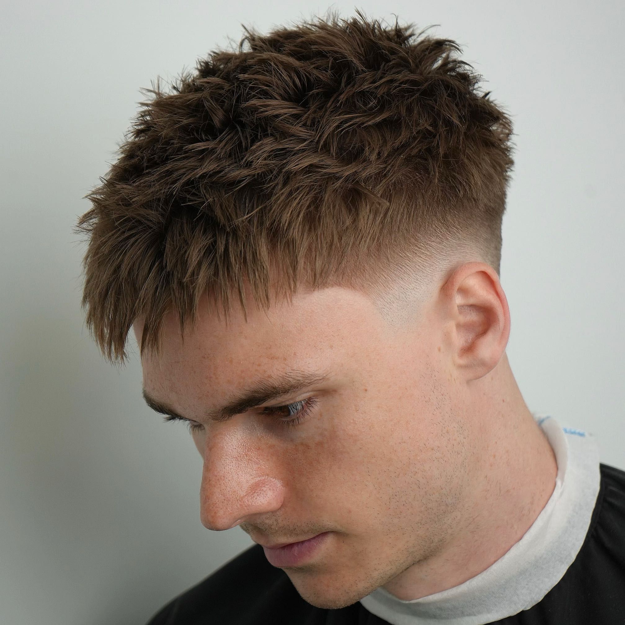 Textured crop haircut at COS Male Image
